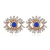 Fashion Metal Simple Shining Devils Eye Temperament Exaggerated Earrings Wholesale Toppinggoods Nhsc233358