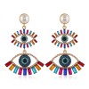 Fashion Metal Shining Devils Eyes Temperament Exaggerated Earrings Wholesale Toppinggoods Nhsc233359