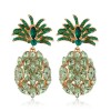 Fashion Metal Wild And Gorgeous Pineapple Temperament Exaggerated Earrings Wholesale Toppinggoods Nhsc233360
