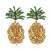 Fashion Metal Wild And Gorgeous Pineapple Temperament Exaggerated Earrings Wholesale Toppinggoods Nhsc233360