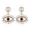 Fashion Metal Shining Devils Eye Temperament Earrings Wholesale Toppinggoods Nhsc233361