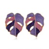 Fashion Metal Wild Contrast Color Maple Temperament Exaggerated Earrings Wholesale Toppinggoods Nhsc233362