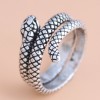 Fashion Retro Simple Auspicious Snake Personality Open Ring Wholesale  Nhsc235720