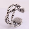 Fashion  New Retro Simple Weaving Open Ring Wholesale   Nhsc235724