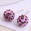 Korean Fashion Sweet Ol Diamond Ball Earrings Wholesale Toppinggoods Nhsc236256