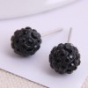 Korean Fashion Sweet Ol Diamond Ball Earrings Wholesale Toppinggoods Nhsc236256