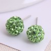 Korean Fashion Sweet Ol Diamond Ball Earrings Wholesale Toppinggoods Nhsc236256