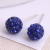 Korean Fashion Sweet Ol Diamond Ball Earrings Wholesale Toppinggoods Nhsc236256