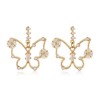 925 Silver Needle Earrings Fashion Simple And Versatile Ear Accessories Crystal Pearl Butterfly Earrings For Women Toppinggoods Nhsc236993