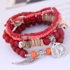 Bohemian Style Simple And Versatile Disc Tower Wings Rice Beads Multilayer Bracelet Wholesale Toppinggoods Nhsc238805