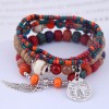 Bohemian Style Simple And Versatile Disc Tower Wings Rice Beads Multilayer Bracelet Wholesale Toppinggoods Nhsc238805