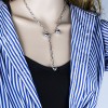 Fashion Metal Simple Double Ball Beads Necklace Wholesale Toppinggoods Nhsc239210