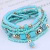 Trend Bohemian Mix Allmatch Delicate Rice Bead Multilayer Bracelet Wholesale Nhsc239682