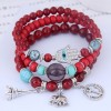 Fashion Trend Simple Versatile Multielement Pendant Multilayer Bracelet Wholesale Toppinggoods Nhsc240017