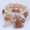 Fashion Trend Simple And Versatile Palm Tassel Pendant Multilayer Bracelet Wholesale Toppinggoods Nhsc240018