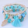 Fashion Trend Simple And Versatile Palm Tassel Pendant Multilayer Bracelet Wholesale Toppinggoods Nhsc240018