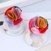 Fashion Wild Rose Concise Circle Acrylic Earrings For Women Wholesale Nhsc248185