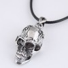 New Fashion Retro Simple Skull Exaggerated Alloy Womens Necklace Nhsc254006