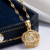 Exquisite Korean Fashion Simple Sweet Rose Personalized Necklace Nhsc256448