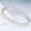 Korean Fashion Metal Diamondstudded Simple  Personality Bracelet Nhsc257842