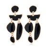 Fashion Metal Color Contrast Geometric Shape Exaggerated Earrings Nhsc258930