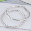 50mm Korean Fashion Metal Concise Batch Flower Alloy Earrings Nhsc263998