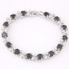 Copperplated Real Gold Graceful Sparkling Zircon  Bracelet Nhsc264712