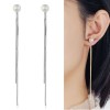 Korean New Fashion Simple Pearl Tassel Earrings For Women Hotselling Wholesale Nhsc266755