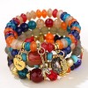 Fashion Trend Simple Versatile Metal Multipendant Pendant Candy Beads Multilayer Bracelet Nhsc266769