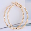 50mm  Fashion Metal Simple Wave Earrings  Nhsc271566