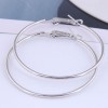 50mm  Fashion Metal Simple  Glossy Earrings  Nhsc271567