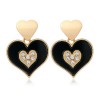 Fashion Metal Peach Heart  Earrings Nhsc272470