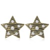 Fashion Metal Simple Retro Fivepointed Star Earrings Nhsc272471