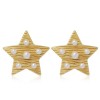 Fashion Metal Simple Retro Fivepointed Star Earrings Nhsc272471