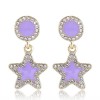 Fashion Metal Flashing Diamond Fivepointed Star Earrings Nhsc272478