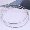 70mm  Fashion Metal Simple  Glossy Earrings  Nhsc272479