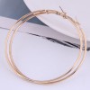 60mm  Fashion Metal Simple  Glossy Earrings  Nhsc272483