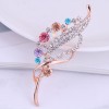 Korean Fashion Sweet Flash Diamond Concise  Brooch Nhsc274475