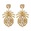 Fashion Metal Diamond  Exaggerated Earrings Nhsc278714