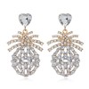 Fashion Metal Diamond  Exaggerated Earrings Nhsc278714