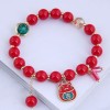 Korean Fashion Sweet  Red Bead Bracelet Nhsc281733