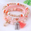 Crystal Beads Fashion Multilayer Bracelet Nhsc284781