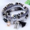 Crystal Beads Fashion Multilayer Bracelet Nhsc284781