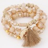 Fashion Metal Crystal Bead Multilayer Bracelet Nhsc284783