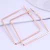 Fashion Metal Simple Square Earrings Nhsc284793