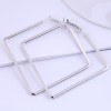 Fashion Metal Simple Square Earrings Nhsc284793