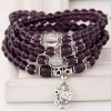 Korean Trendy Fashion Zodiac Purple Beautiful Bracelet  Nhsc289396