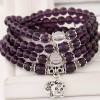 Korean Trendy Fashion Zodiac Purple Beautiful Bracelet  Nhsc289396