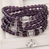 Korean Trendy Fashion Zodiac Purple Beautiful Bracelet  Nhsc289396