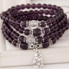 Korean Trendy Fashion Zodiac Purple Beautiful Bracelet  Nhsc289396